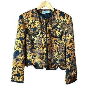 Vintage Saks 5th Ave Silk Baroque Blazer/Jacket - Nygard collection